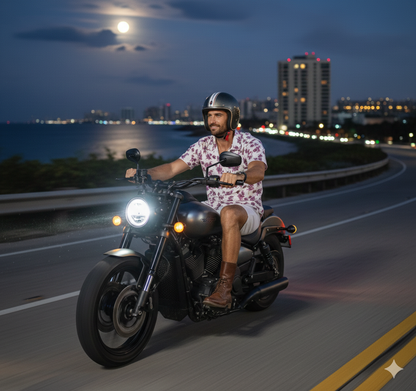 White And Maroon Flower Pattern Casual Shirt