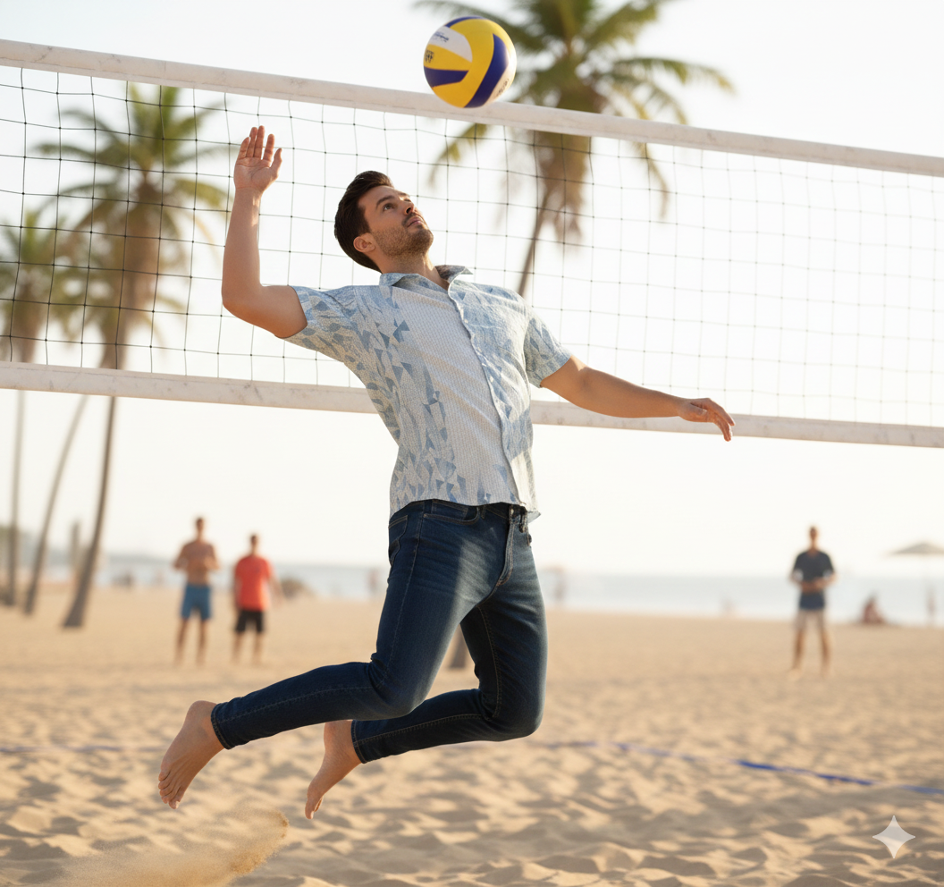 Multi-Color Geometrical Print  Casual Shirt.