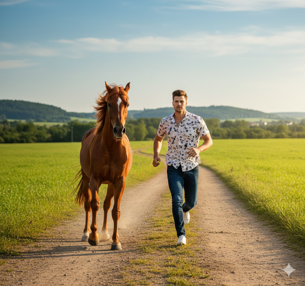 Stone Print Men's Casual Shirt.